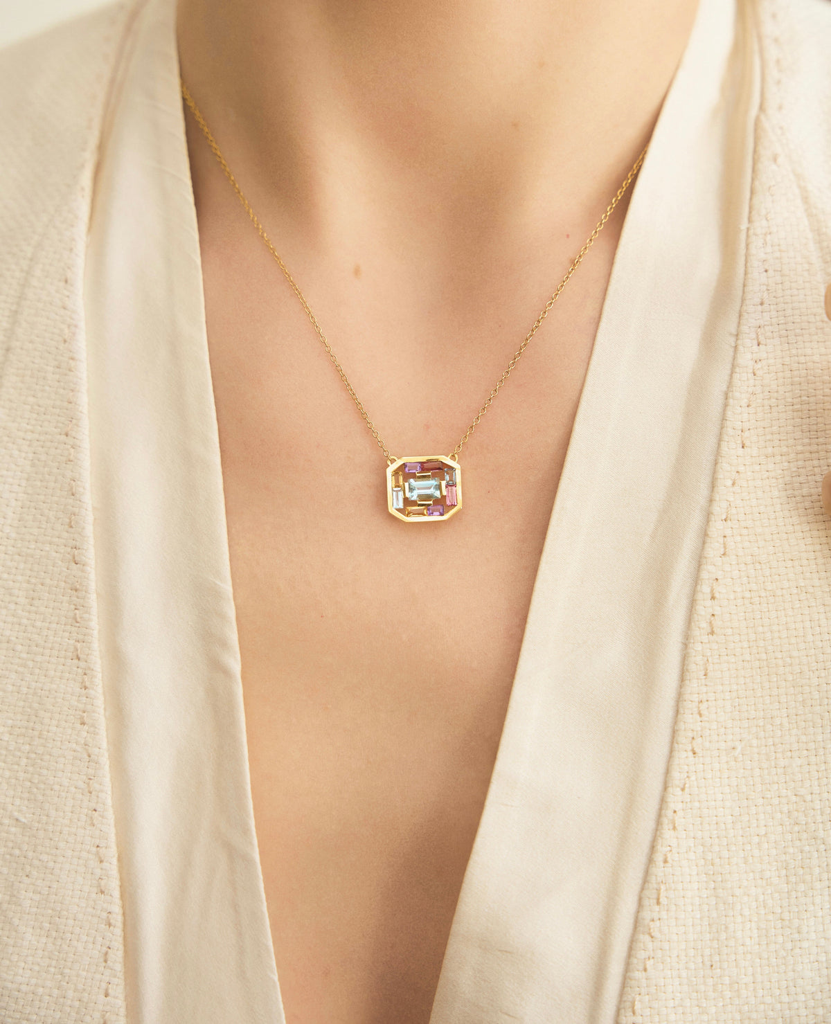 COLOURED STONES JEWELLERY