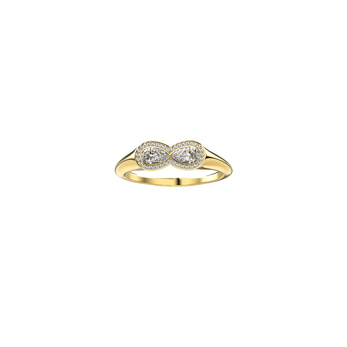 DEW MEDIUM PAVE RING