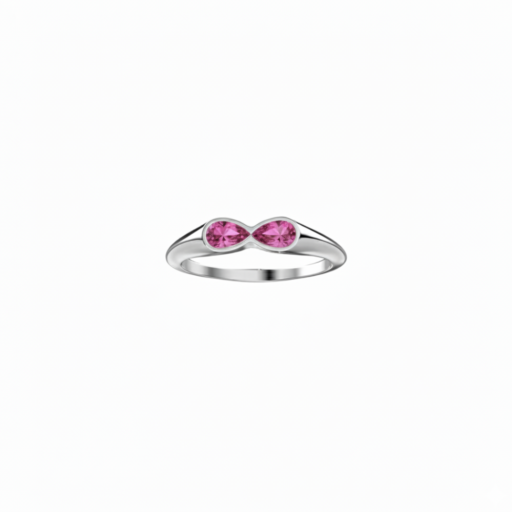 DEW FINE PINK TOURMALINE RING