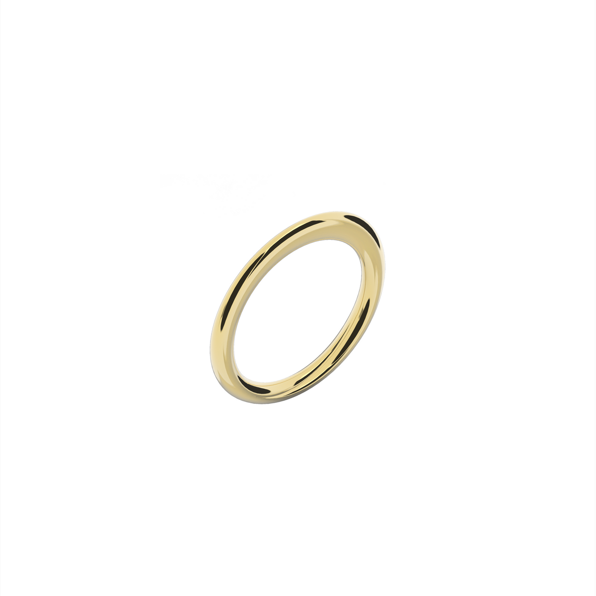 Full Moon Alliace ring in 18k yellow gold by Nayestones, Belgian fine jewelry