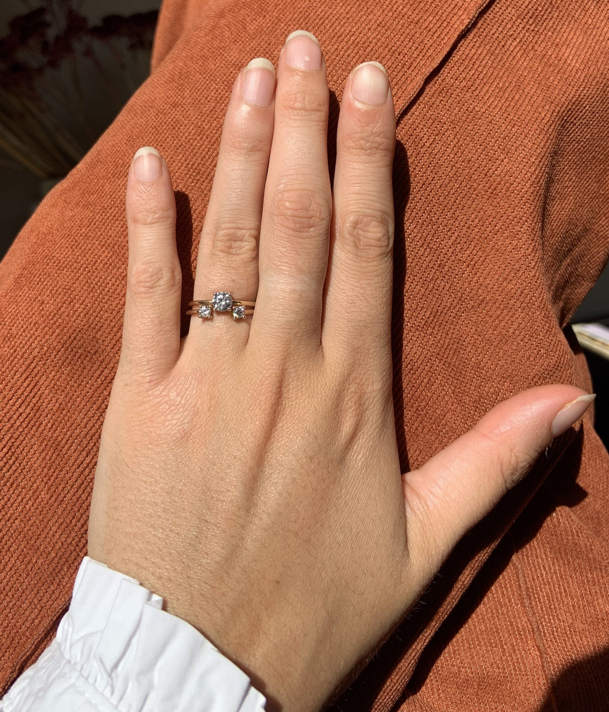 DOUBLE BRILLIANT DIAMOND RING