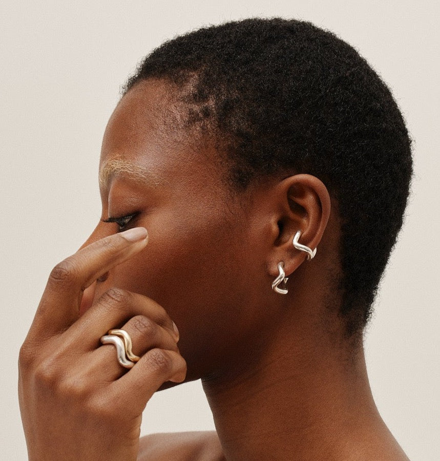 PETITE COMETE EARCUFF SILVER