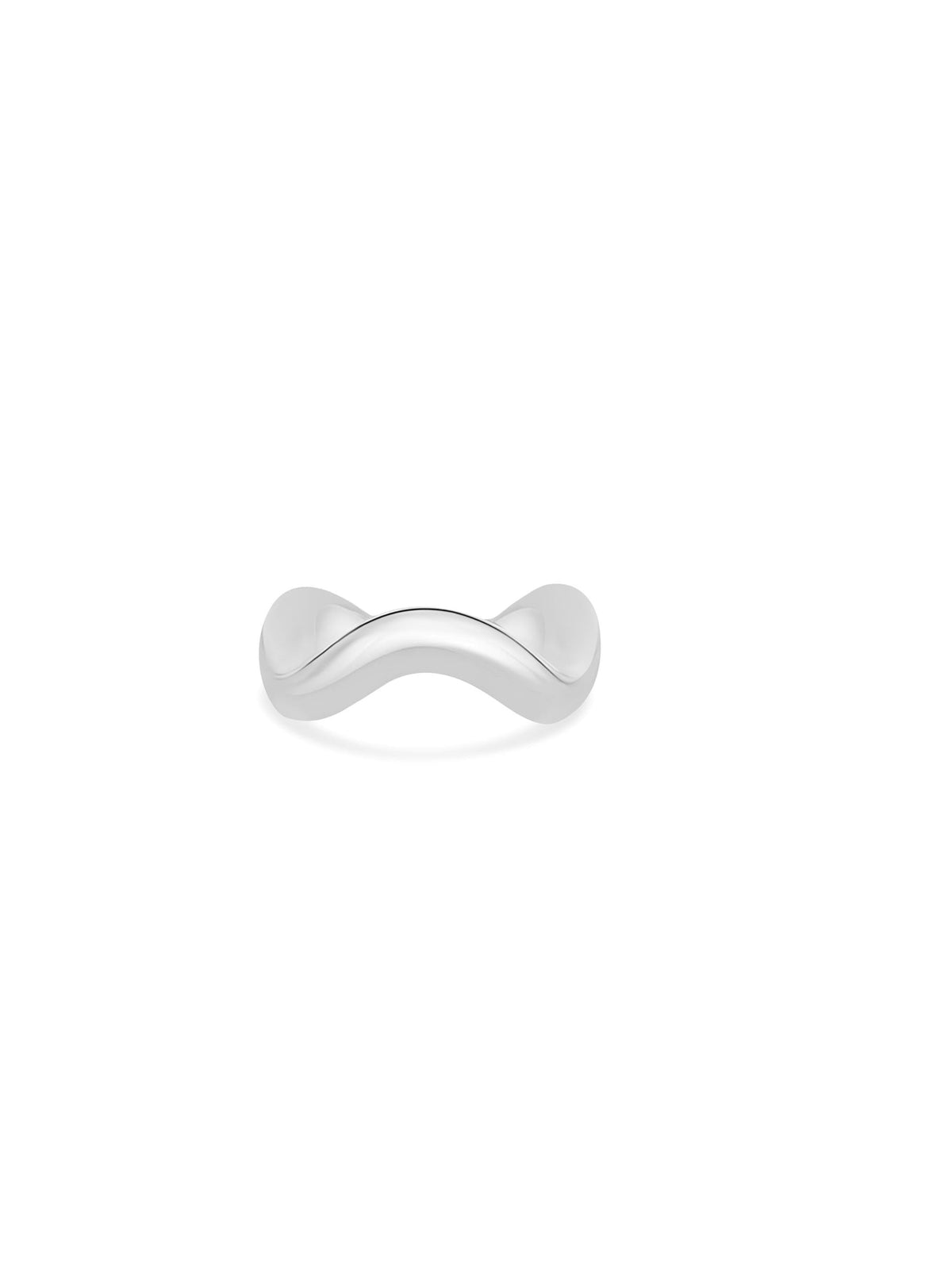 Petite Comète chunky ring in 925 silver by Nayestone, Belgian fine jewelry
