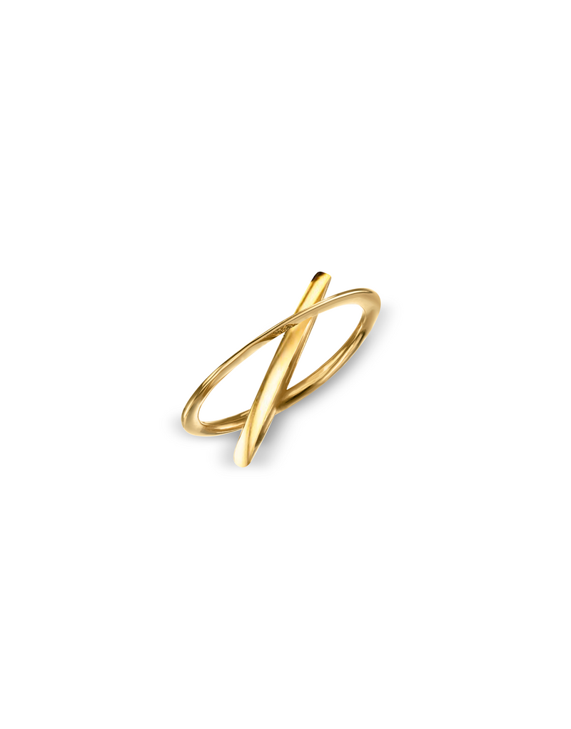 Moon Ellipse ring in 18K yellow gold by  Nayestones, Belgian fine jewelry.  Nayestones