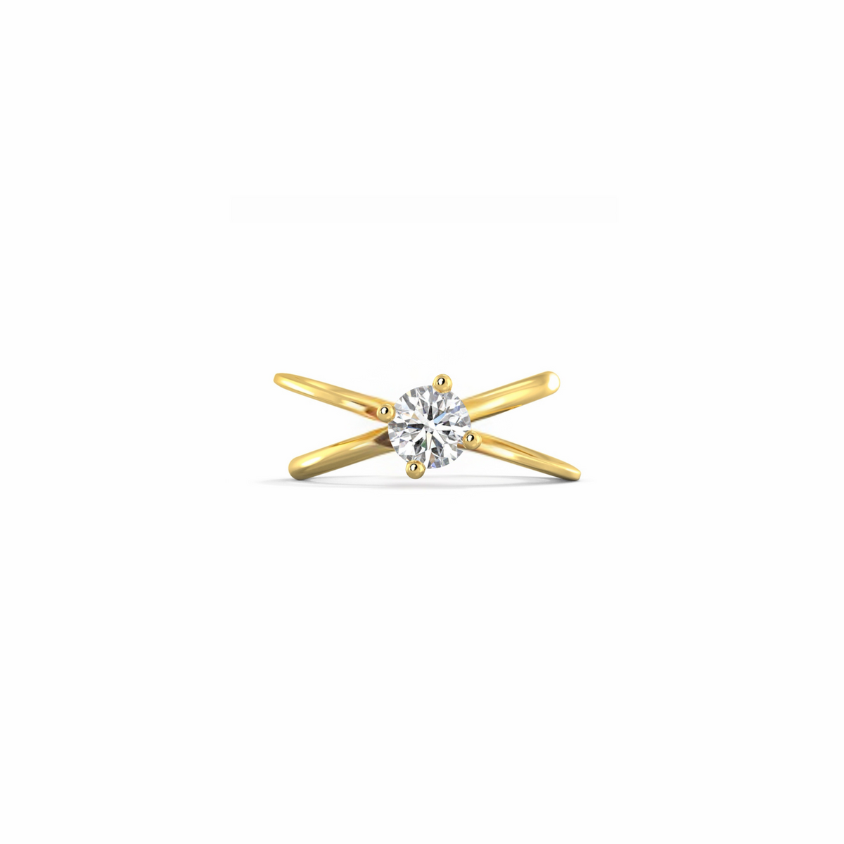 MOON ELLIPSE DIAMOND RING
