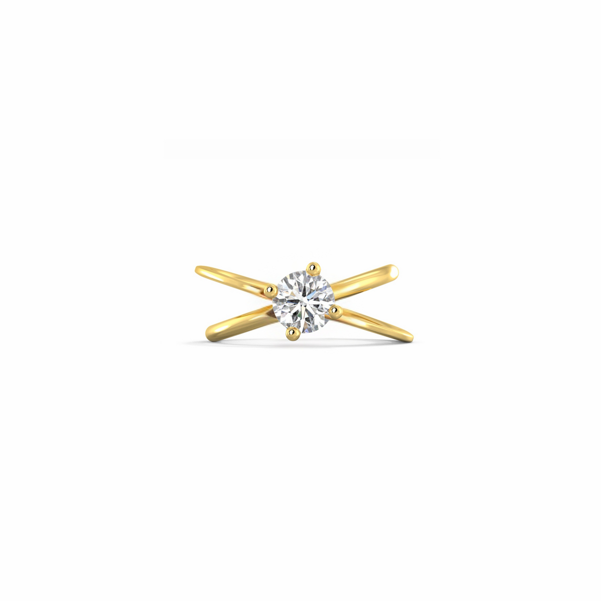 MOON ELLIPSE DIAMOND RING