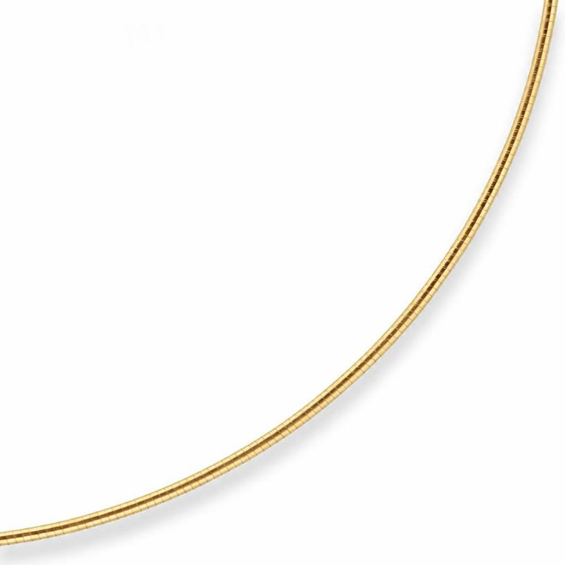 Another closer look of OMEGA CHAIN in yellow gold.