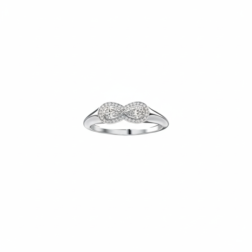 DEW MEDIUM PAVE RING