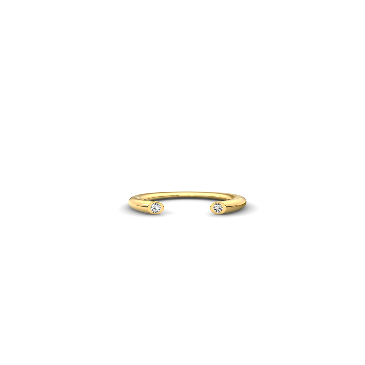 MOON SOLITAIRE V PEAR DIAMOND RING SET