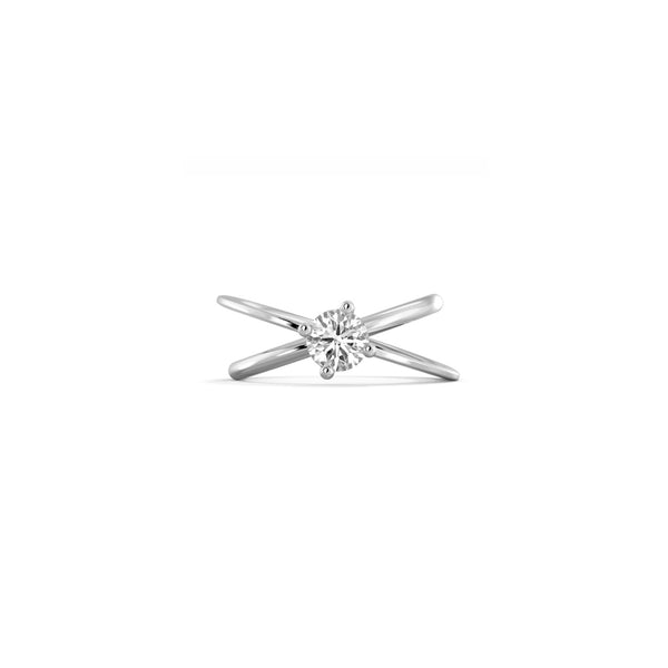 MOON ELLIPSE DIAMOND RING W Nayestones