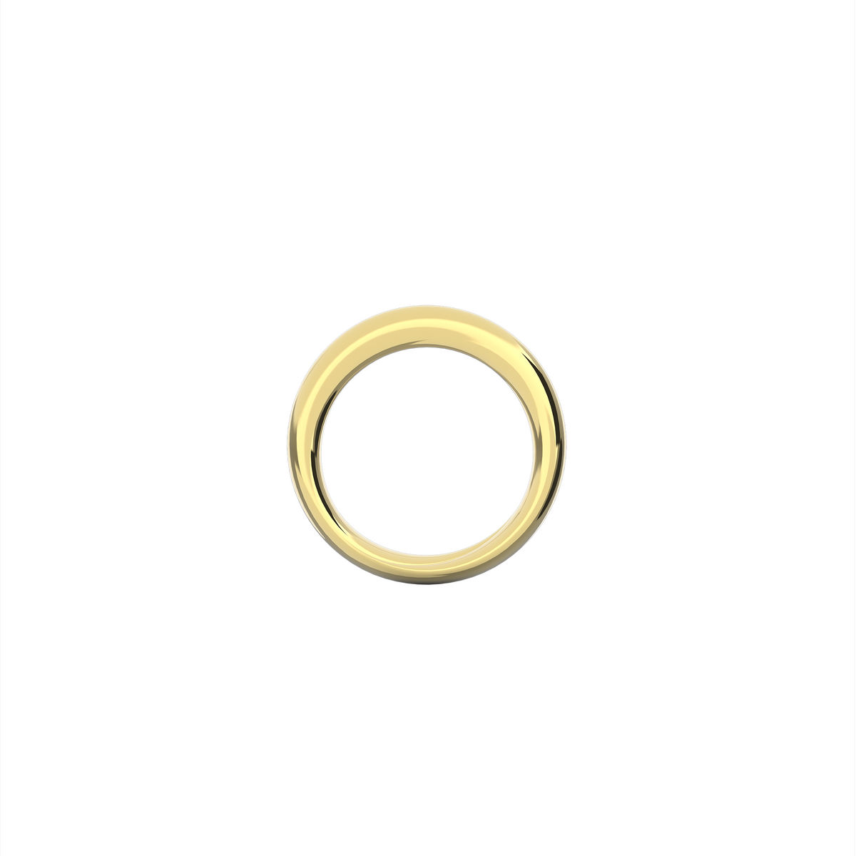 Full Moon ring in 18k yellow gold by Nayestones, Belgian fine jewelry 