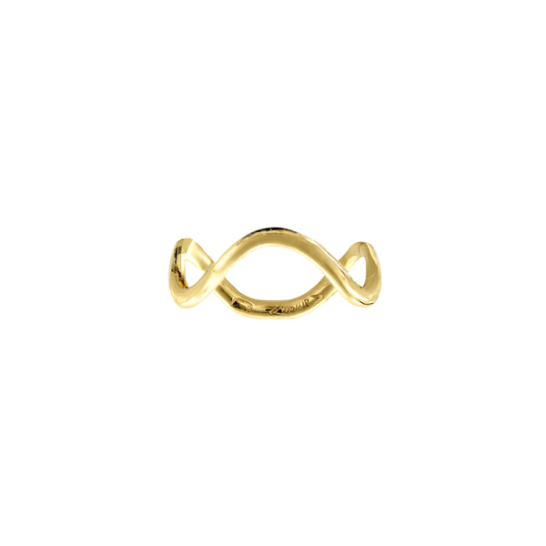 Petite comète ring in 18k yellow gold by Nayestones, Belgian fine jewelry. Nayestones