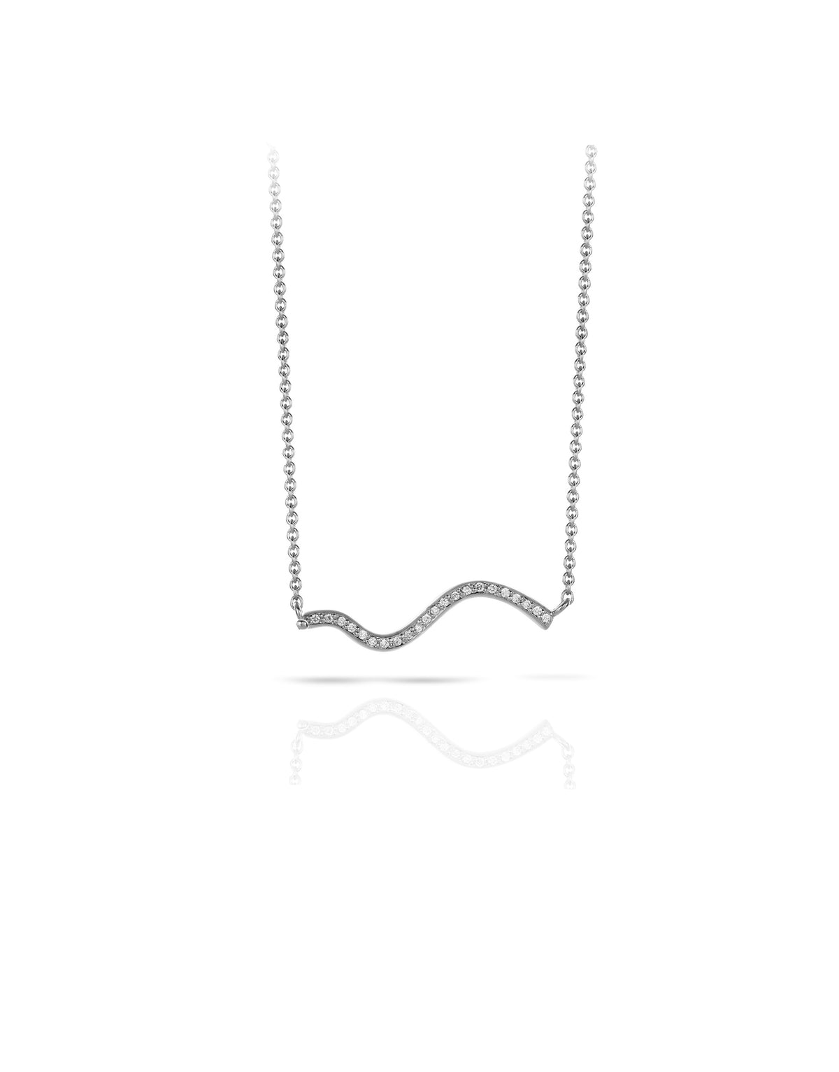PETITE COMETE PAVÉ NECKLACE
