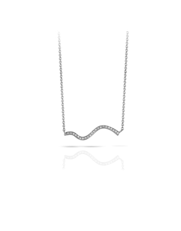 PETITE COMETE PAVÉ NECKLACE Nayestones