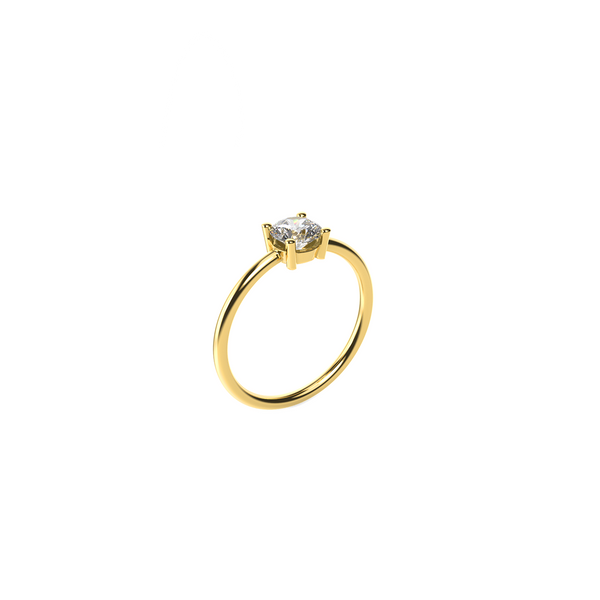 SOLITAIRE DIAMOND RING Nayestones