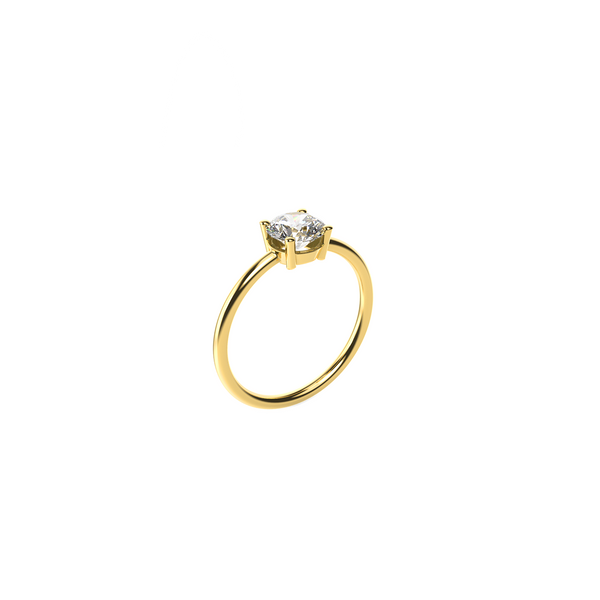 SOLITAIRE DIAMOND RING Nayestones