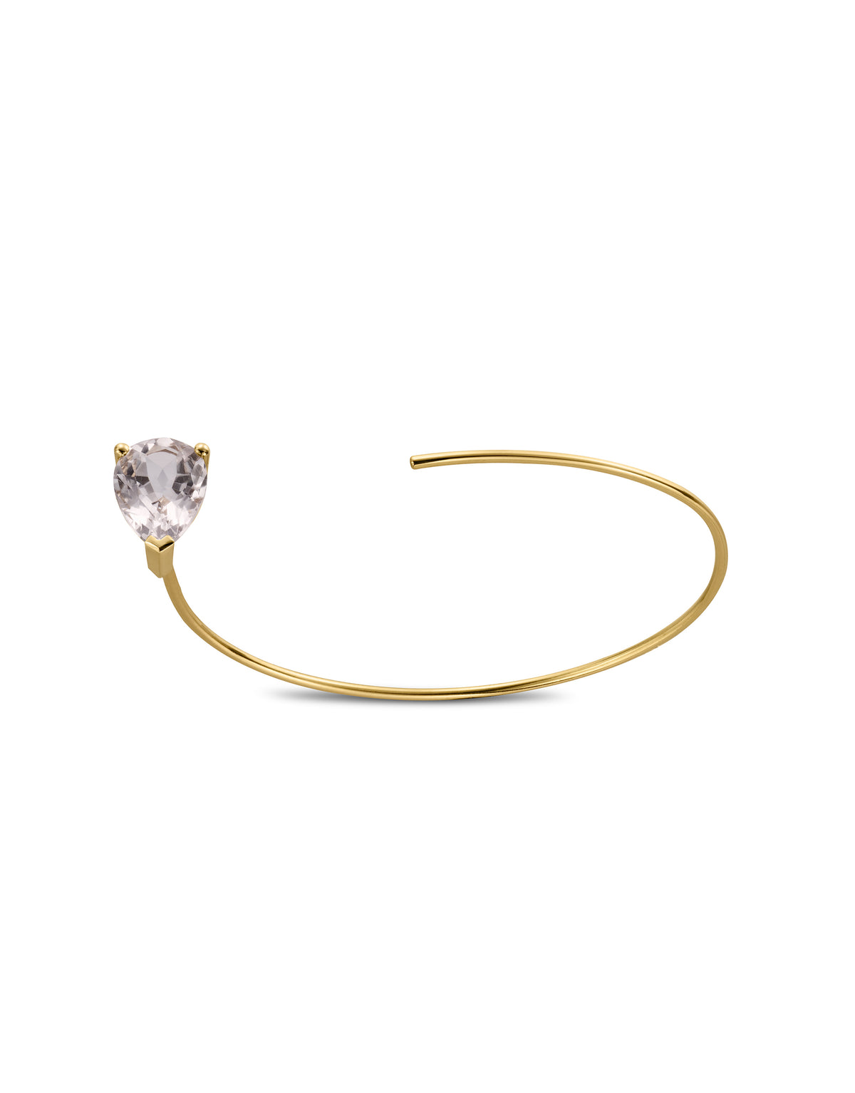  Bloom Bracelet in 9K yellow gold amethyst bracelet by Nayestones, Belgian fine jewelry. 