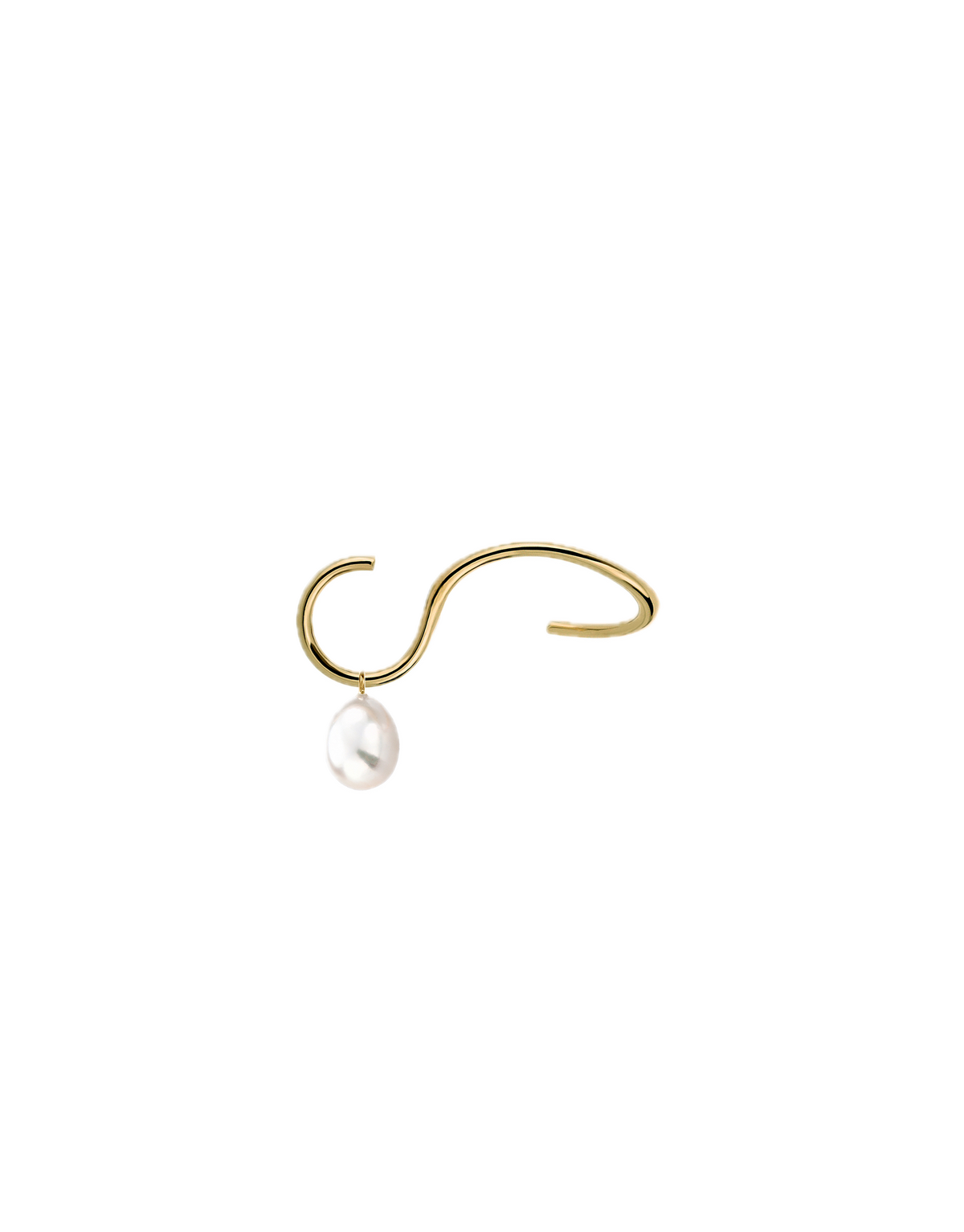 BOUCLE D'OREILLE COURBE