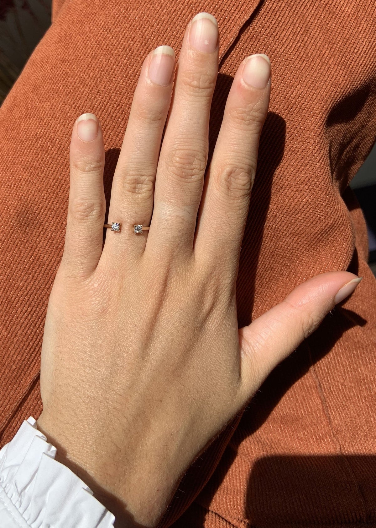 DOUBLE BRILLIANT DIAMOND RING