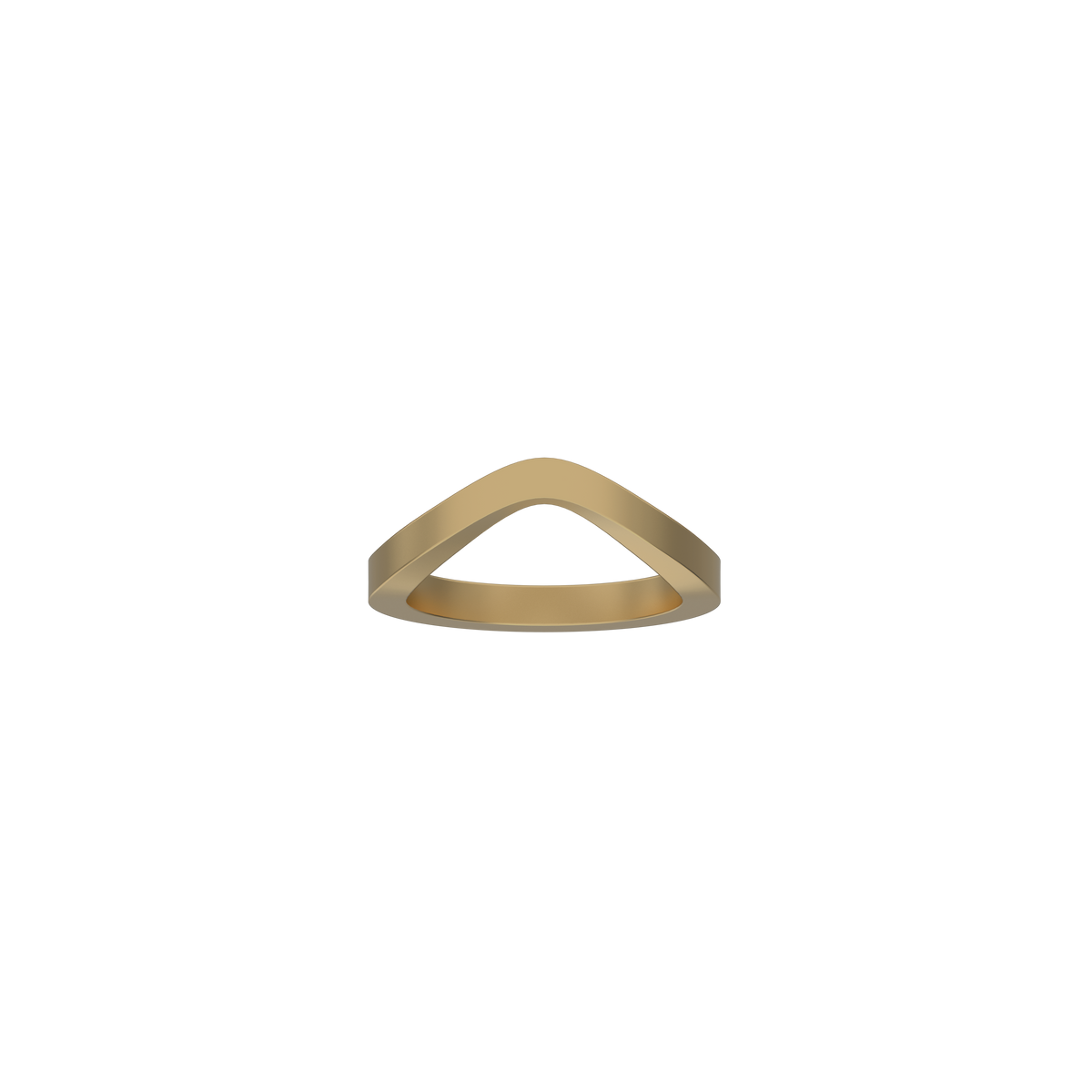 PETITE COMETE MEN RING in 14k yellow gold by Nayestones, Belgian fine jewelry 