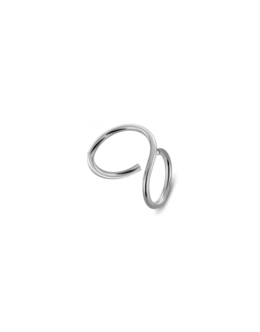 Ring 9K gold - Curl ring - Nayestones