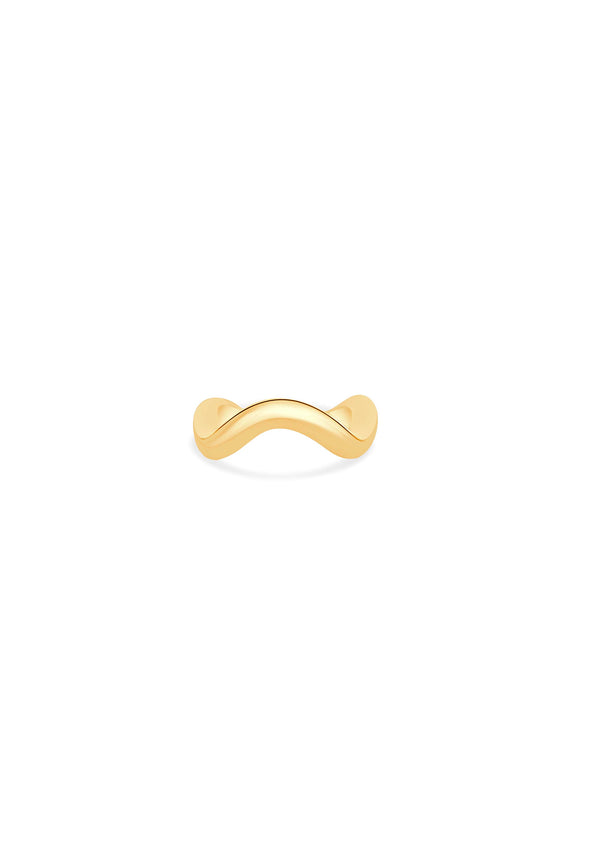 Petite Comète chunky ring in 18k vermeil (silver plated gold) by Nayestone, Belgian fine jewelry  Nayestones