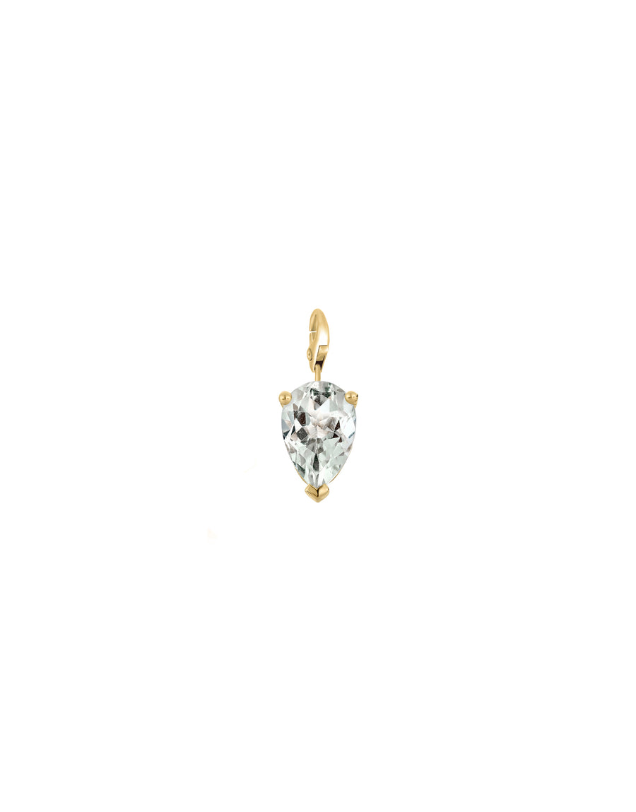 Charm 9K gold amethyst - bloom charm - Nayestones