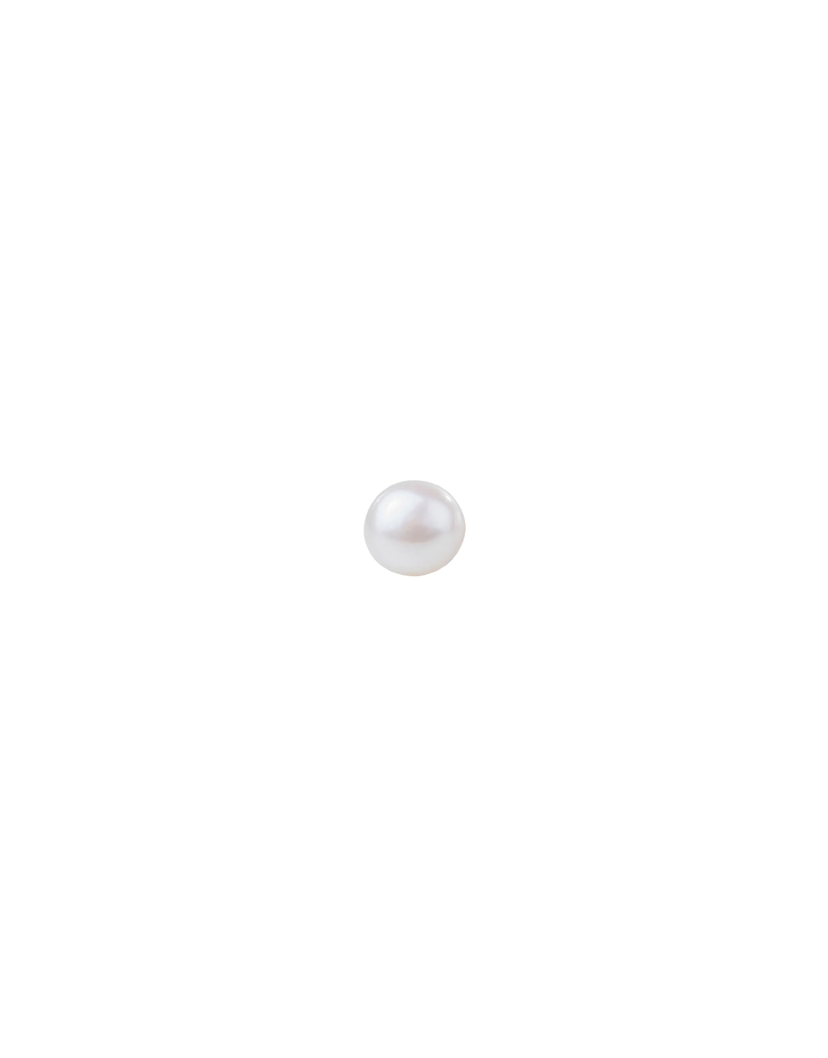 Boucle d'oreille à perle en or jaune 14 et 9 carats de Nayestones, joaillerie belge de haute qualité. 